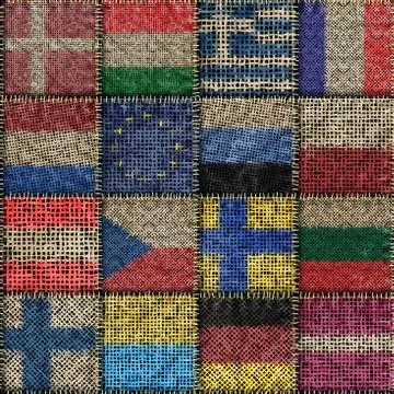 Imitation of a texture of rough canvas. Seamless pattern. Stock Illustration