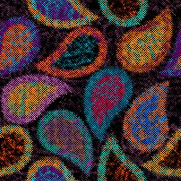 Imitation of a texture of rough canvas. Seamless pattern. Stockillustratie