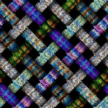 Imitation of a texture of rough canvas. Seamless pattern. 스톡 일러스트