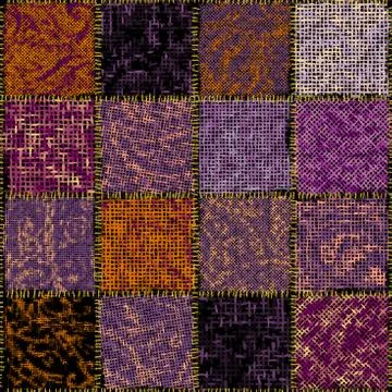 Imitation of a texture of rough canvas. Seamless pattern. Stock Illustration