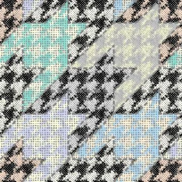 Imitation of a texture of rough canvas. Seamless pattern. イラスト素材