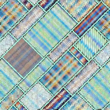 Imitation of a texture of rough canvas. Seamless pattern. Illustrazione stock