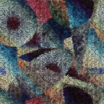 Imitation of a texture of rough canvas. Seamless pattern. Illustrazione stock
