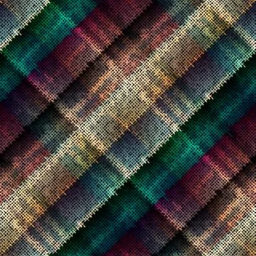 Imitation of a texture of rough canvas. Seamless pattern. Illustrazione stock