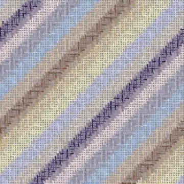 Imitation of a texture of rough canvas. Seamless pattern. Stock Illustration