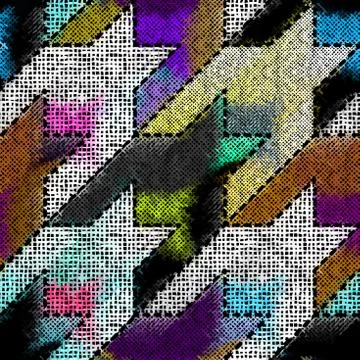 Imitation of a texture of rough canvas. Seamless pattern. Stock Illustration