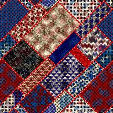 Imitation of a texture of rough canvas. Seamless pattern. 스톡 일러스트