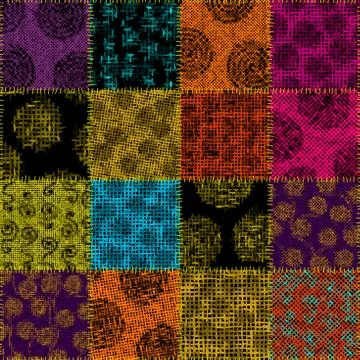 Imitation of a texture of rough canvas. Seamless pattern. Stock Illustration