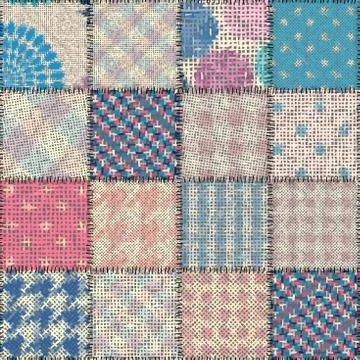Imitation of a texture of rough canvas. Seamless pattern. Illustration