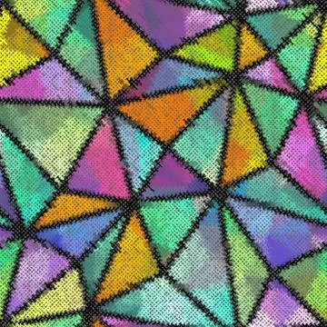 Imitation of a texture of rough canvas. Seamless pattern. Stock Illustration