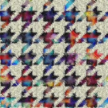 Imitation of a texture of rough canvas. Seamless pattern. Illustration