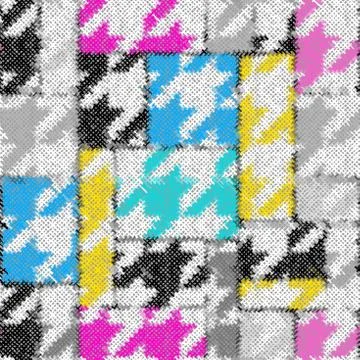Imitation of a texture of rough canvas. Seamless pattern. Illustrazione stock