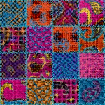 Imitation of a texture of rough canvas. Seamless pattern. Illustration