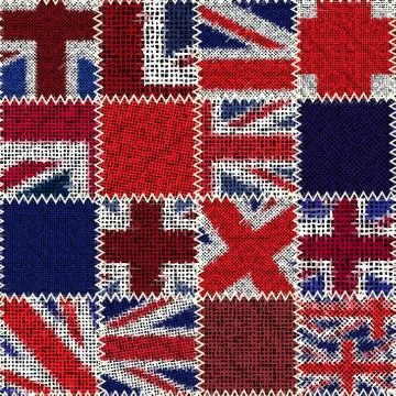 Imitation of a texture of rough canvas. Seamless pattern. Stockillustratie
