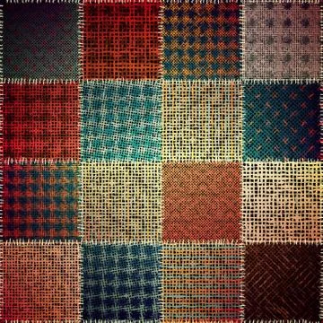 Imitation of a texture of rough canvas. Seamless pattern. 库存插图