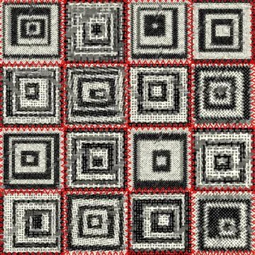 Imitation of a texture of rough canvas. Seamless pattern. Stock Illustration