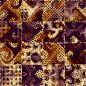 Imitation of a texture of rough canvas. Seamless pattern. 스톡 일러스트