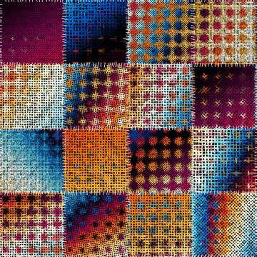 Imitation of a texture of rough canvas. Seamless pattern. イラスト素材