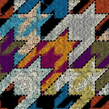 Imitation of a texture of rough canvas. Seamless pattern. Illustrazione stock