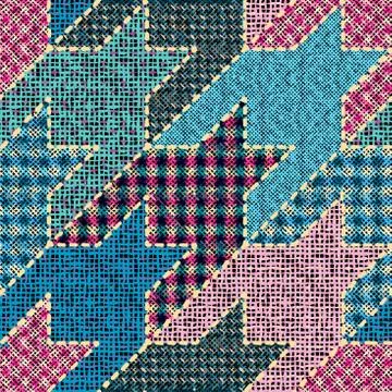 Imitation of a texture of rough canvas. Seamless pattern. 库存插图