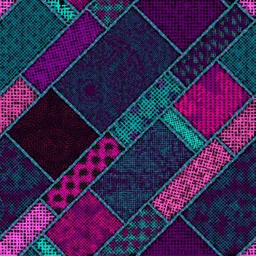 Imitation of a texture of rough canvas. Seamless pattern. Illustrazione stock