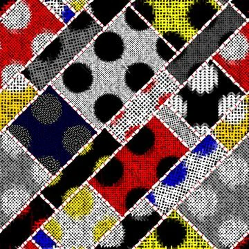 Imitation of a texture of rough canvas. Seamless pattern. Stock Illustration
