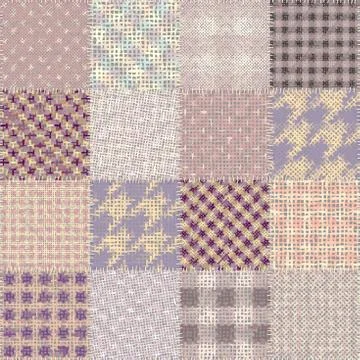 Imitation of a texture of rough canvas. Seamless pattern. Stock Illustration