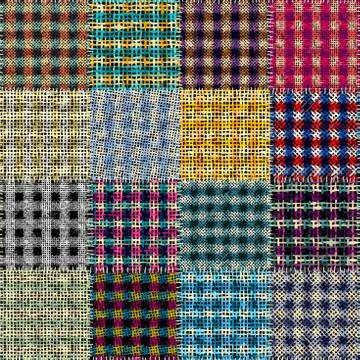 Imitation of a texture of rough canvas. Seamless pattern. Stock Illustration
