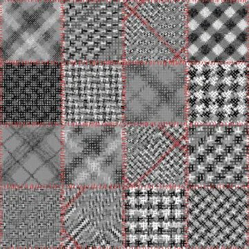 Imitation of a texture of rough canvas. Seamless pattern. 스톡 일러스트