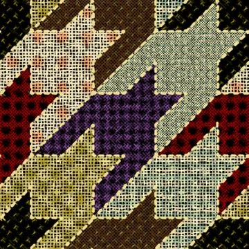 Imitation of a texture of rough canvas. Seamless pattern. Illustrazione stock
