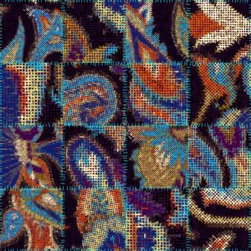 Imitation of a texture of rough canvas. Seamless pattern. イラスト素材