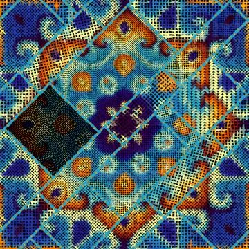 Imitation of a texture of rough canvas. Seamless pattern. Stock Illustration
