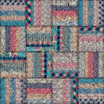 Imitation of a texture of rough canvas. Seamless pattern. 스톡 일러스트