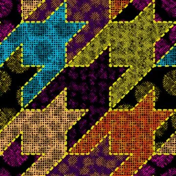 Imitation of a texture of rough canvas. Seamless pattern. イラスト素材