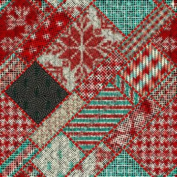 Imitation of a texture of rough canvas. Seamless pattern. Stock Illustration