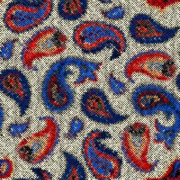 Imitation of a texture of rough canvas. Seamless pattern. Stock Illustration