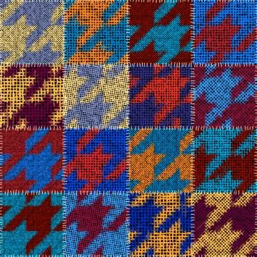 Imitation of a texture of rough canvas. Seamless pattern. Stockillustratie