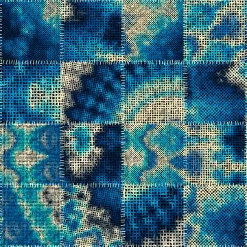 Imitation of a texture of rough canvas. Seamless pattern. Stock Illustration