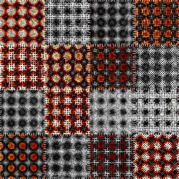 Imitation of a texture of rough canvas. Seamless pattern. Stock Illustration