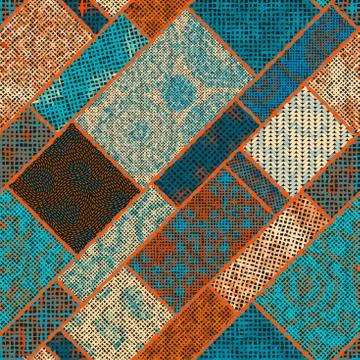 Imitation of a texture of rough canvas. Seamless pattern. Stock Illustration