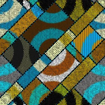 Imitation of a texture of rough canvas. Seamless pattern. Stock Illustration