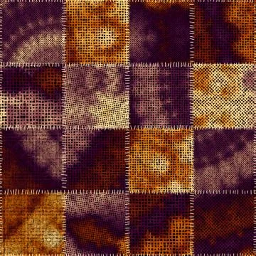 Imitation of a texture of rough canvas. Seamless pattern. Stock Illustration