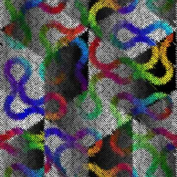 Imitation of a texture of rough canvas. Seamless pattern. Stock Illustration