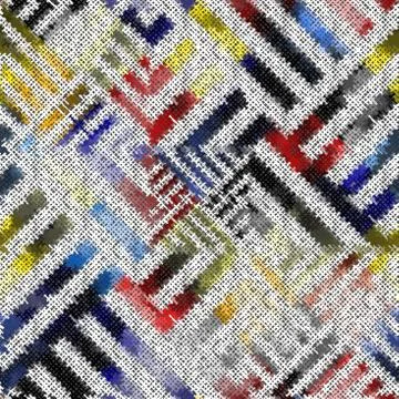 Imitation of a texture of rough canvas. Seamless pattern. イラスト素材
