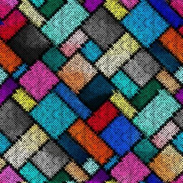 Imitation of a texture of rough canvas. Seamless pattern. Stock Illustration