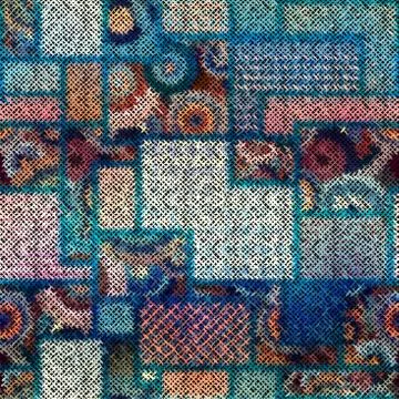 Imitation of a texture of rough canvas. Seamless pattern. Stock Illustration