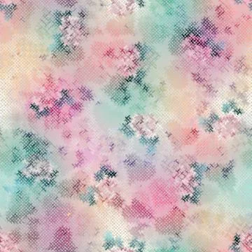 Imitation of a texture of rough canvas. Seamless pattern. Stock Illustration