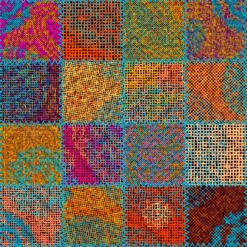 Imitation of a texture of rough canvas. Seamless pattern. Stockillustratie