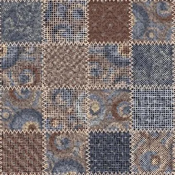 Imitation of a texture of rough canvas. Seamless pattern. Illustrazione stock