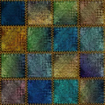 Imitation of a texture of rough canvas. Seamless pattern. Stock Illustration